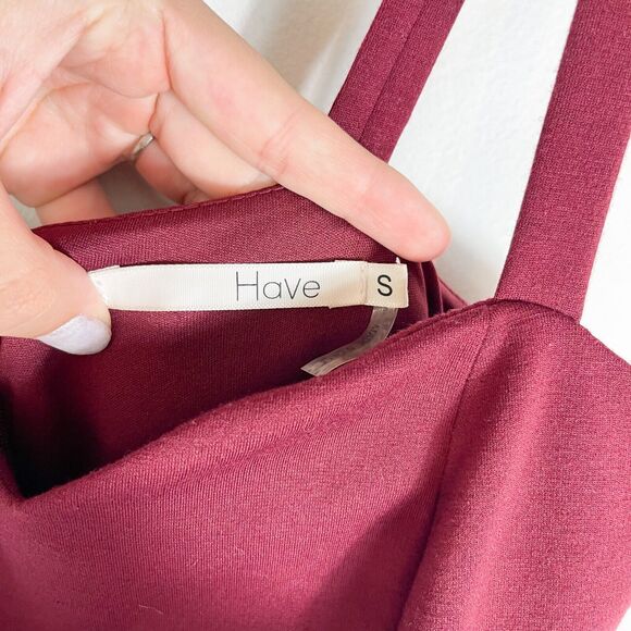 HaVe Red Sweetheart Neckline Sleeveless Jumpsuit Size S - Picture 4 of 4